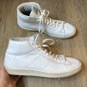 New Balance 891 Mens White High Top Lace Up Sneakers 11.5